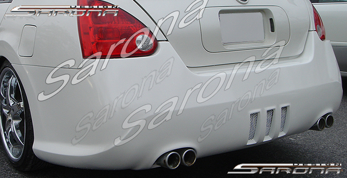 Custom Nissan Maxima Rear Bumper  Sedan (2004 - 2008) - $590.00 (Part #NS-001-RB)